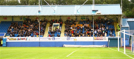 Pars support at Cappielow 27/09/08