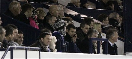 Jim McIntyre in the stand at Starks Park