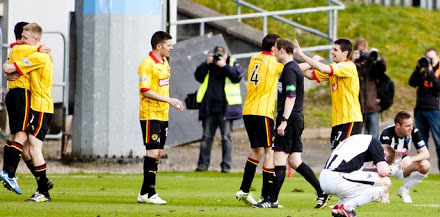 Partick draw with Dunfermline