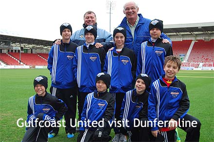 Gulfcoast United from Florida visit Dunfermline