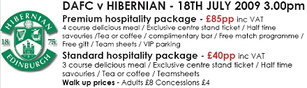Read more about Hibs hospitality package