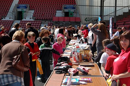 Stalls at DAFC Open Day