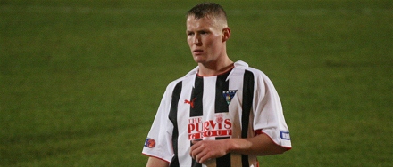 Jamie Mole on his Pars debut v Clyde in the Homecoming Scotland Scottish Cup 10/01/08
