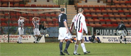 Dundee score v Dunfermline 31/03/09