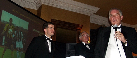 Stevie Crawford, Jim Leishman and Chairman John Yorkston