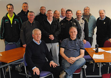 Football Fans in Training meet ex Dunfermline Athletic players