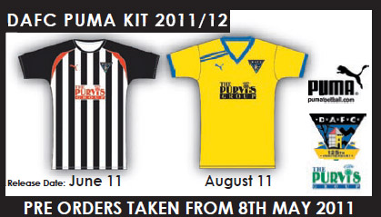 Dunfermline Athletic Strips 2011-12