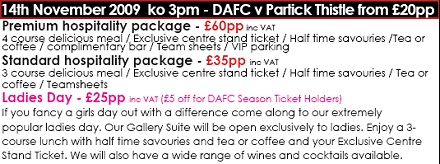 Partick Thistle Hospitality