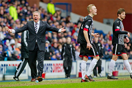 Ally McCoist cries out