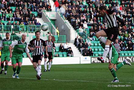 Austin McCann`s first goal for Dunfermline