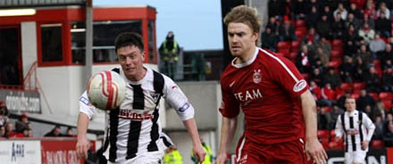 Joe Cardle for Dunfermline v Aberdeen